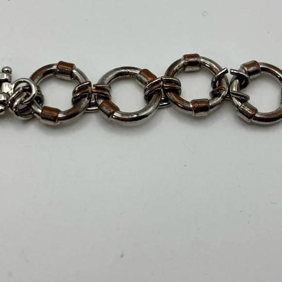 Ginger Snaps, Silver Tone Multi-Color Snap Charm BraceletW/5 Charms Size 71/2” - Picture 14 of 16